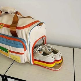 TravelWithEase Stylish Gym Bag for Men and Women (Option: Color collision multifunctional package)